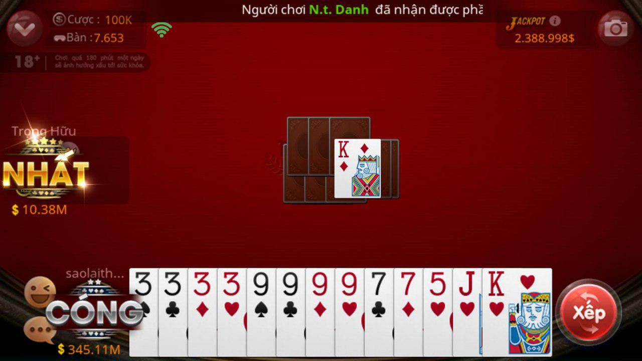 Game đánh bài đổi thưởng