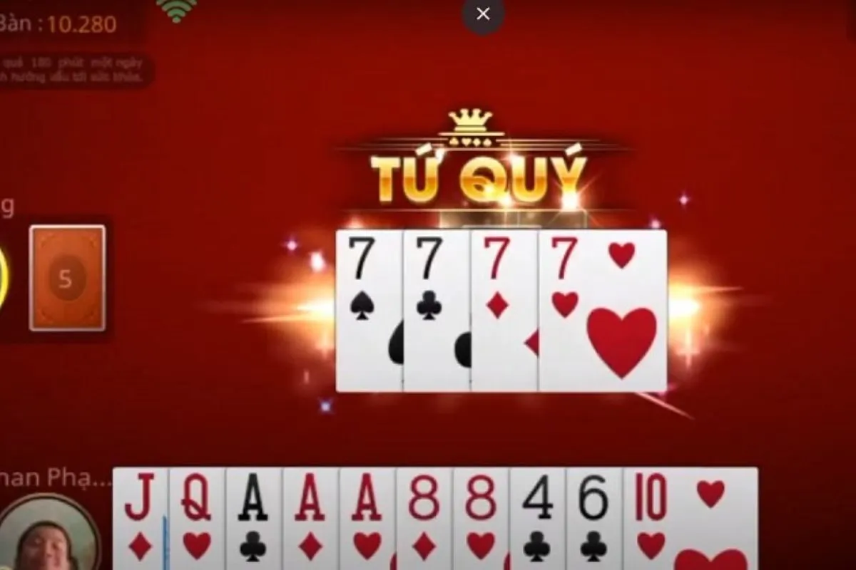lót ba bích xuống cuối bài là như thế nào